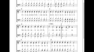 🎼 «Господи воззвах...», глас 5 (бас). Сокращенный Киевский распев