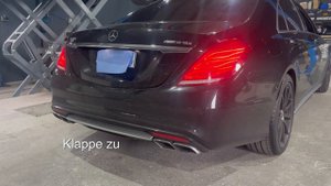 Underground Exhaust Mercedes W222 S63 AMG Stage 3 Sound