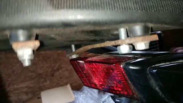 lifan cityr200 lf175-2e багажник вышел из строя.Часть 1