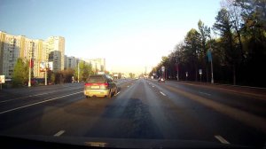 Roads of Russia Moscow Kutuzov pr -- Дороги России Москва 9 мая Садовое- Кутузовский- МКАД