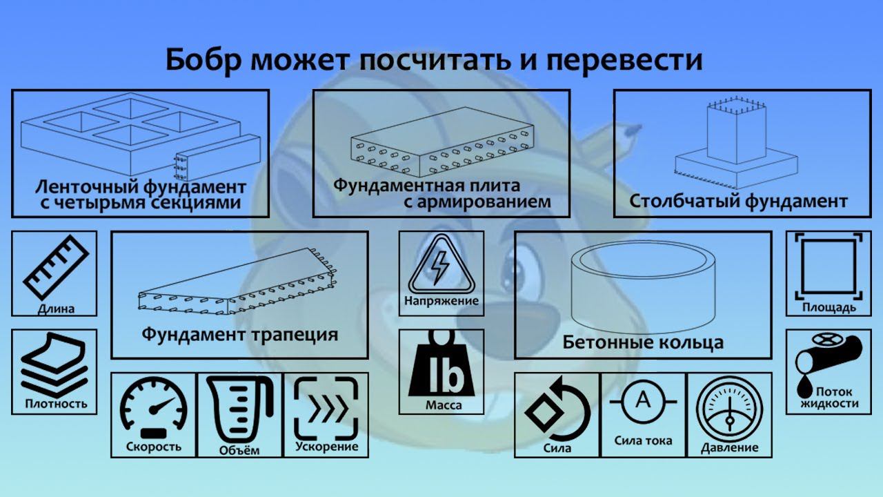 Умный Бобр - Строительный калькулятор смотреть онлайн
