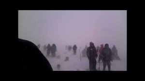 Шторм на Рыбинском водохранилище, Рыбинское водохранилище 2015г. Шквалистый ветер