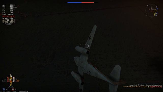 Indeciso | Me 262 A-1a/U1 | War Thunder RB смотреть онлайн