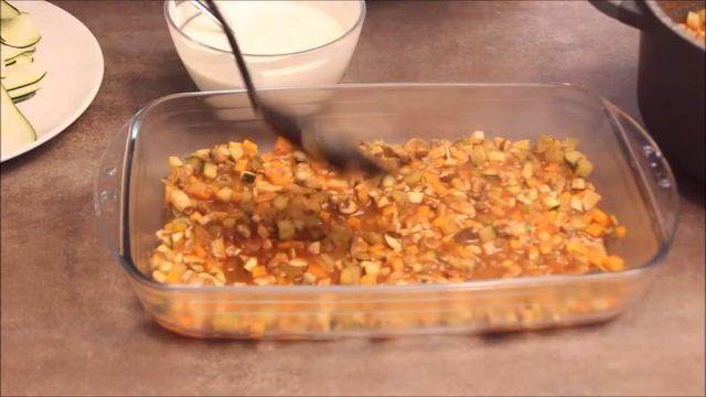 Овощная Лазанья без теста, просто и вкусно, пп рецепт - Gemüselasagne; einfach und lecker