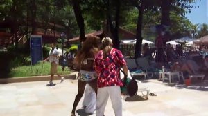 Samba show by hotel pool in Rio