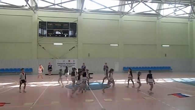 Cheerleading. Чир спорт. Команда Смайл.
