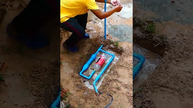 Trick Free electricity | I turn PVC pipe into a water pump at home free no need electricity power