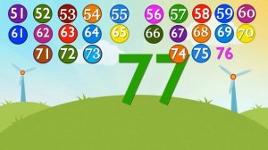 Learn To Count 50 - 100 | Numbers Counting | Learn Counting 50 - 100 In English For Beginners