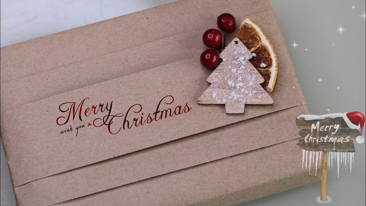 DIY Упаковка Новогоднего подарка. Как необычно упаковать подарок? How do I pack a Christmas present?
