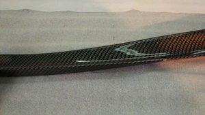 Универсальный лип спойлер карбон rear lip spoiler carbon