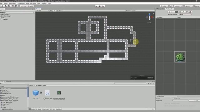 Unity3D 3D Auto tile preview смотреть онлайн
