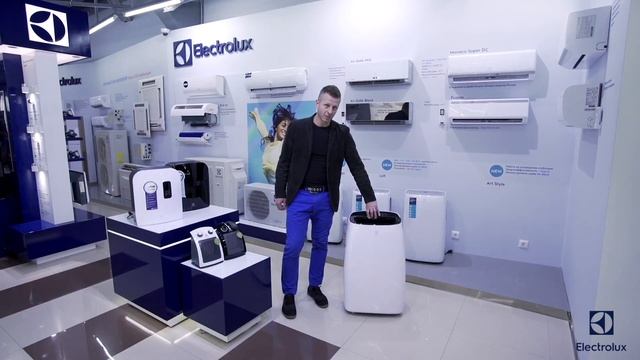Відеоогляд мобільного кондиціонера від TM Electrolux серії "Art style" смотреть онлайн