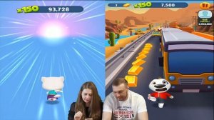 Бег от золота в игре том за золотом! Неоновая Анджела против Хенка от Каталекс!