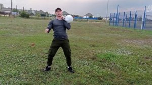 Быстрая тренировка с гирей на все группы мышц