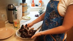 КАК ПРИГОТОВИТЬ ЛОСИНУЮ ГУБУ . НАШ ПЕРВЫЙ ОПЫТ .