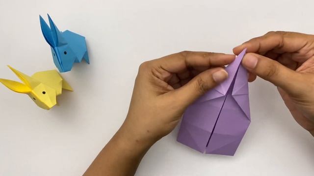 How To Make Easy Paper BUNNY For Kids / Nursery Craft Ideas / Paper Craft Easy / KIDS crafts смотреть онлайн