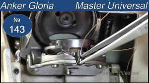 Как намотать шпульку и правильно заправить нитку в шпуледержатель на швейной машине. Видео № 143.