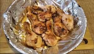 Запечённые куриные ножки в духовке