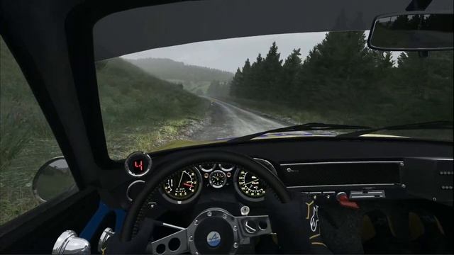DiRT Rally - прохождение гонки в Oculus Rift S на руле