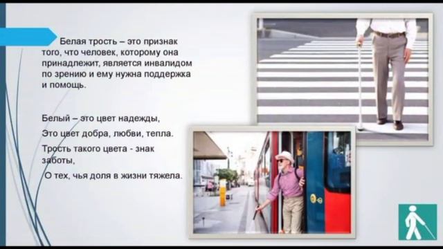 Онлайн-беседа "История Белой трости" смотреть онлайн