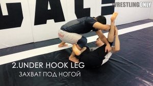 Выход за спину из позиции «голень в голень»