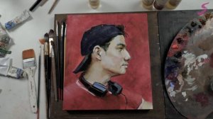 Промо онлайн-курса «Портреты маслом» | Как рисовать портрет масляными красками