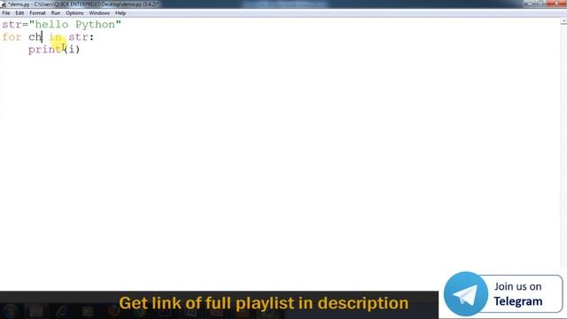 Strings in python | Class 12 Computer science with python tutorials | Chapter 1 (Part 4)