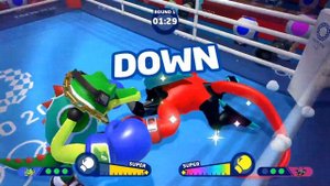 Mario & Sonic at the Tokyo 2020 Olympic Games Boxing - Vector Vs All Characters |MarioFootball GM
