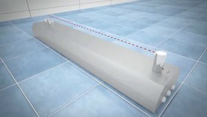 SCHELL Монтаж душевой панели LINUS DP SC T с тыловым подключением