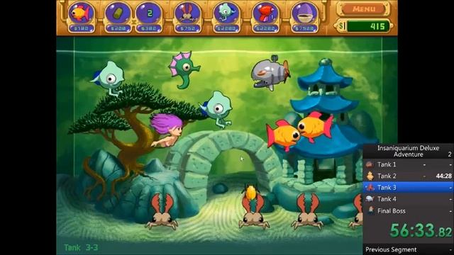 [Former World Record] Insaniquarium Deluxe Speedrun (1:53:04) Adventure Mode смотреть онлайн