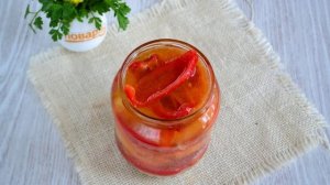 Болгарский перец с чесноком на зиму. Пошаговый рецепт