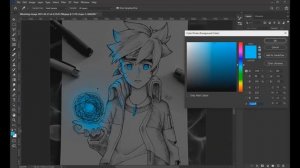 How to make a Anime Glow Art in Adobe Photoshop EASY TUTORIAL