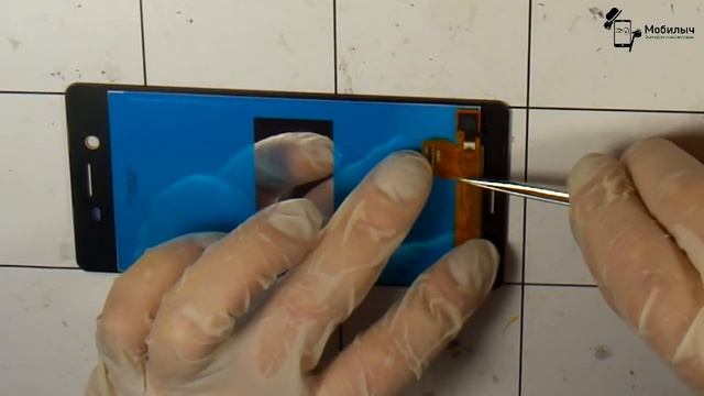 Sony Xperia X (F5121) замена экрана смотреть онлайн