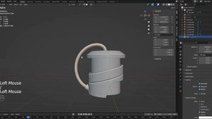 Как быстро спрятать все обьекты и оставить только выделенный обьект в Blender