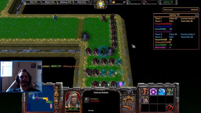 Splitter TD [ Mapas Custom Warcraft #3 ] смотреть онлайн