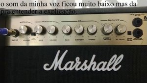 Cubo marshall MG15 DFX REVIEW