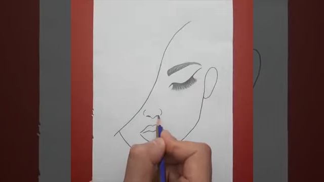 быстро и красиво рисуем лицо!