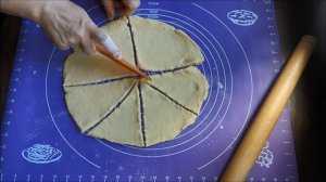 Рогалики с повидлом из песочного теста рецепт в духовке на сметане