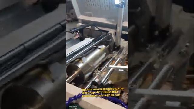 Paper Shopping Bag Machine Installed In Europe