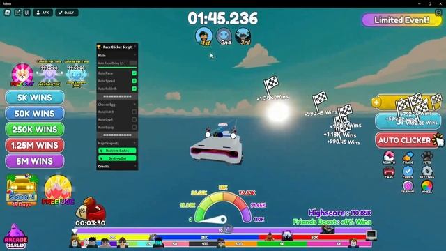 *NEW* Race Clicker OP Script (2023) PASTEBIN смотреть онлайн