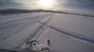 Yamaha RS Venture GT  по глубокому снегу