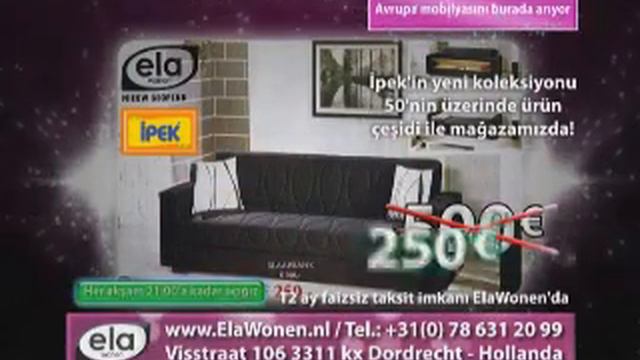 Hollanda'nın en büyük mobilya mağazası Ela Wonen, EuroMobilya.com'da смотреть онлайн