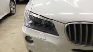 BMW X3 F25 2010-2014 - Замена биксеноновых линз на светодиодные