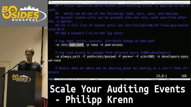 BSidesBUD2019: Scale Your Auditing Events - Philipp Krenn смотреть онлайн