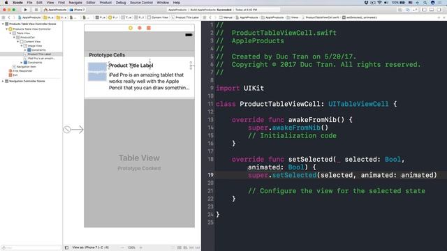 UITableView Pt 4: Create Custom Table View Cell, Dynamic Table View Cell Height, Self-Sizing Cell смотреть онлайн
