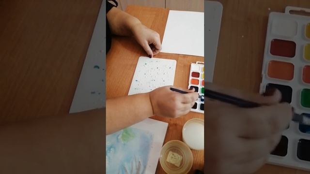 Мастер класс по рисованию "Зимушка - зима" (монотипия) смотреть онлайн