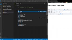 Undefined vs not defined in Js | JavaScript tutorial in Hindi|Javascript Interview question