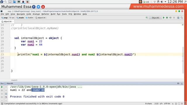 39 Kotlin Advance Functions & Object OOP смотреть онлайн