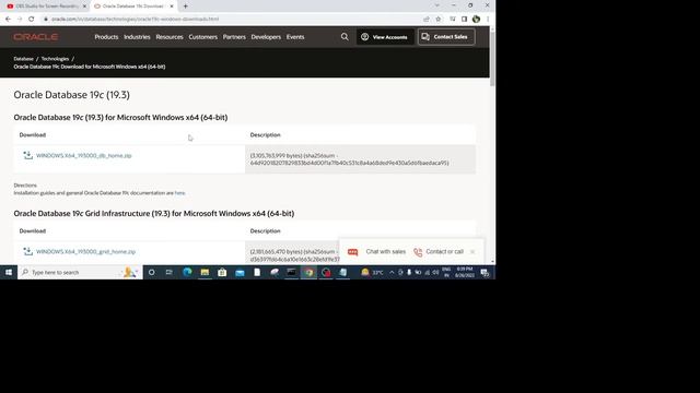 oracle DB 19c Installation