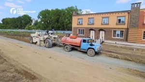 Стабилизация грунтов, строительство дорог в поселке методом стабилизации грунтов